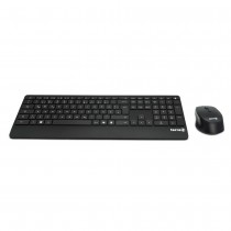 TERRA Desktop 4000 Wireless AES [DE] USB black Copilot  Tastatur+Maus, QWERTZ, 105 Tasten,